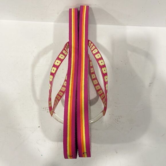 Vera Bradley Floral Flip Flop Slip On Sandals Womens Sz 9-10 colorful Hippy Chic - Picture 6 of 8